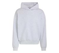 adidas Men's Soft Lux Hoodie Sweatshirt, light grey heather, L