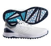 adidas Men's Solarmotion Spikeless Lighstrike 24 Golf Shoes, Footwear White/Collegiate Navy, 9.5 Wide