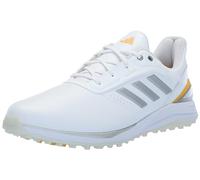 adidas Men's Solarmotion Spikeless Lighstrike 24 Golf Shoes, Footwear White/Silver Metallic/Semi Spark, 11.5