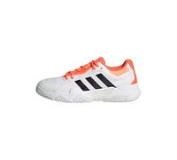 adidas Men's Solematch Control 2 Tennis Shoes, FTWR White/core Black/Lucid Orange, 12.5 UK