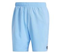 Adidas Mens Solid CLX Classic-Length Swim Shorts Blue