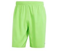 adidas Men's Solid CLX Classic-Length Swim Shorts, Lucid Lime/White, S