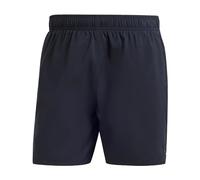 adidas Men's Solid CLX Short-Length Swim Shorts, Black/Lucid Lemon, 3XL