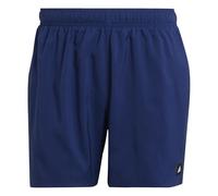 adidas Men's Solid CLX Short-Length Swim Shorts, Dark Blue/Black, XXL