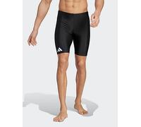 adidas Mens Solid Jammer Swim Shorts, Black/White, Size 38, Men Black/White