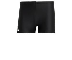 adidas Men's Solid Swim Boxers, Black/White, XS Short