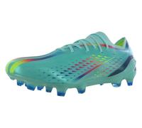 adidas Men's Speedportal.2 Firm Ground Soccer Shoes, Aqua Blue/Red/Power Blue-blue, 13.5 Women/12.5 Men
