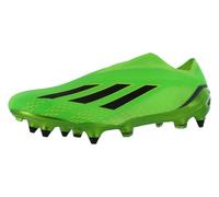 adidas Men's Speedportal.2 Firm Ground Soccer Shoes, Light Green/Core Black/Yellow-green, 14 Women/13 Men