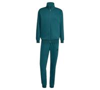 adidas Men's SPORTSWEAR BASIC 3 STRIPES FLEECE TRACKSUIT, Aurora Ivy, XXL