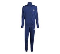 adidas Men's SPORTSWEAR BASIC 3 STRIPES TRICOT TRACKSUIT, Dark Blue, L Extra Tall