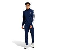 adidas Men's SPORTSWEAR BASIC 3 STRIPES TRICOT TRACKSUIT Dark Blue, S