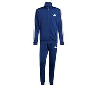 adidas Men's SPORTSWEAR BASIC 3 STRIPES TRICOT TRACKSUIT Dark Blue, XL