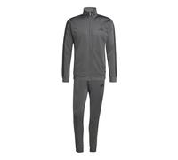 adidas Men's SPORTSWEAR BASIC 3 STRIPES TRICOT TRACKSUIT, grey six, L