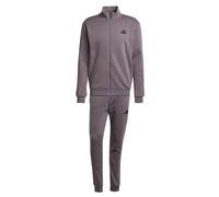 adidas Men's SPORTSWEAR BASIC 3 STRIPES TRICOT TRACKSUIT Grey Strata, XS
