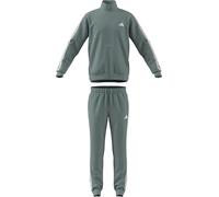 adidas Men's SPORTSWEAR BASIC 3 STRIPES TRICOT TRACKSUIT, Wonder Sage, XXL