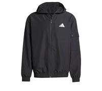 adidas Men's SPORTSWEAR WOVEN CARGO TRACKSUIT, Black, S