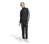 adidas Men's SPW SMALL LOGO TRICOT COLORBLOCK TRACKSUITS, black/grey four, M