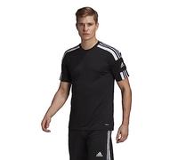 adidas Mens Squad 21 Short Sleeved Jersey - Black, Black, Size M, Men Black