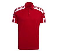 adidas Men's Squadra 21 Polo Shirt, Team Power Red/White, M