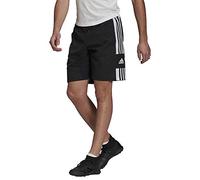 adidas Men's Squadra 21 Woven Shorts, Black/White, S Tall