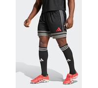 adidas Men's SQUADRA25 Short, Black/Team Grey Four/Pure Ruby, L