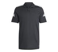 adidas Men's SQUADRA25 Cotton Polo, Black/White, XXL Tall