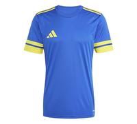 adidas Men's Squadra25 Jersey Short Sleeve Shirt, Team Royal Blue/Team Yellow, L