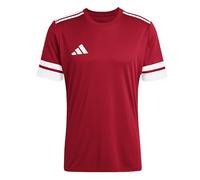 adidas Men's SQUADRA25 Jersey Short Sleeve, Team Power Red 2 / White, L