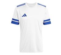 adidas Men's SQUADRA25 Jersey Short Sleeve, White/Royal Blue, L