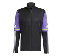 adidas Men's SQUADRA25 TRAINING JACKET, Black/Purple Rush, 3XL