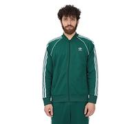 Adidas Men's SST TT P Blue Sweatshirt, Collegiate Green/White, S