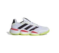 adidas Men's Stabil 16 Indoor Shoes Sneaker, White/Aurora Met./Aurora Plum, 10 UK
