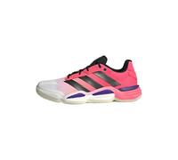 adidas Men's Stabil 16 Indoor Shoes, Solar Turbo/Trace Grey Met./Core Black, 12 UK