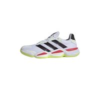 adidas Men's Stabil 16 Indoor Shoes, Cloud White/Aurora Met. / Aurora Plum, 12.5 UK