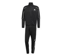 adidas Men's Stadium 3-Stripes Track_Suit, black/off white, M