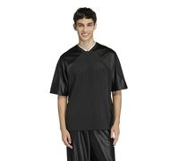adidas Men's Stadium Graphic Mesh Shirt, Black/Off White, XS