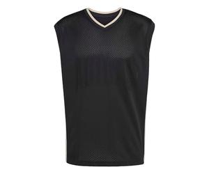 adidas Men's Stadium Mesh Tank Shirt, Black/Crystal Linen/Off White, XS