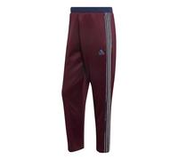 adidas Men's Stadium Regular Fit Pique Full Length Open Hem Trackpants Pants, Maroon, XL