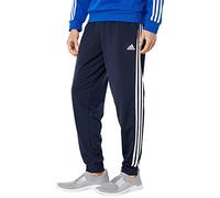 adidas Men's Standard Essentials Warm-Up Slim Tapered 3-Stripes Tracksuit Bottoms, Legend Ink/White, 4X-Large