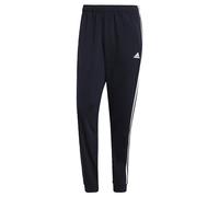 adidas Men's Warm-up Tricot Tapered 3-Stripes Track Pant, Legend Ink/White, Small