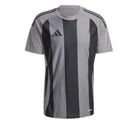 Adidas Striped 24 Short Sleeve T-shirt Grey S Men