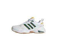 adidas Men's Strutter Gym & Training Shoes, Cloud White/Collegiate Green/Gold, 8.5 UK
