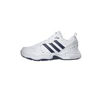 adidas Men's Strutter Shoes, Cloud White/Dark Blue/Matte Silver, 4.5 UK