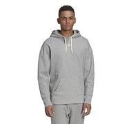 adidas Men's Studio Lounge Fleece Hoodie, Medium Grey Heather, XS