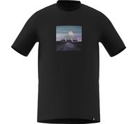 Adidas Summer Heat Graphic Short Sleeve T-shirt Black M / Regular Men
