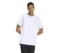 adidas Men's Summer Slide Trim Graphic Shirt, White, XS