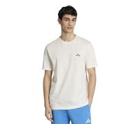 adidas Men's Summer Slides Sport Graphic T-Shirt, Off White, XXL