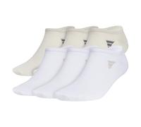 adidas Men's Superlite 3.0 No Show Socks Low-Profile Fit, Arch-Compression and Lightweight Breathable Construction (6-Pair), Wonder Alumina Grey/White, L (Pack of 6)