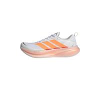 adidas Men's Supernova Glide Running Shoes, FTWR White/Lucid Orange/Lucid red, 13.5 UK