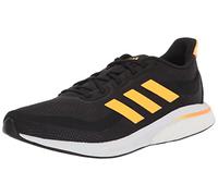 adidas Men's Supernova + Running Shoe, Core Black/Flash Orange/Flash Orange, 9 UK